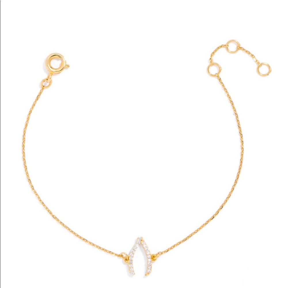 Ice Wishbone Bracelet